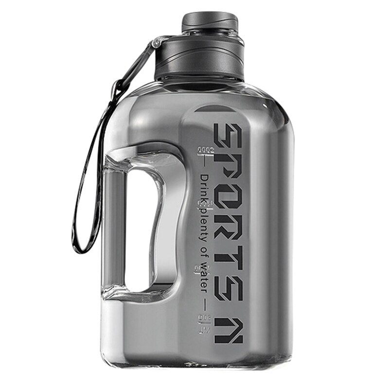 2.7 Liter Sport Water Bottle with Straw Large Portable Travel Bottles For Training Sport Fitness Cup with Time Scale BPA Free