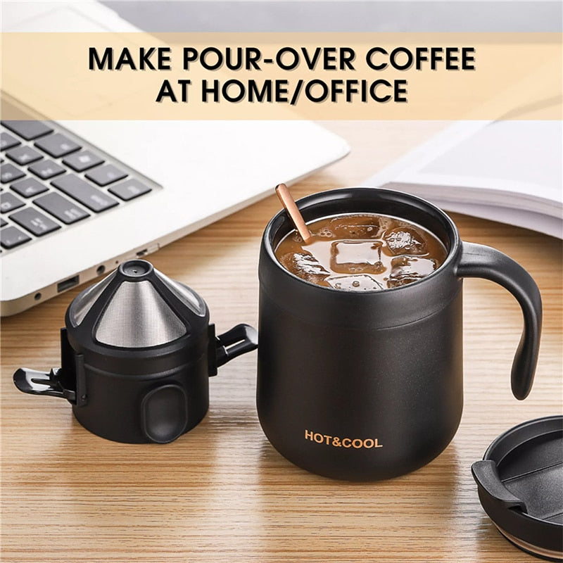 Portable Foldable Coffee Filter Stainless Coffee Maker Reusable Drip Coffee Tea Holder Funnel Baskets Paperless Coffee Dripper