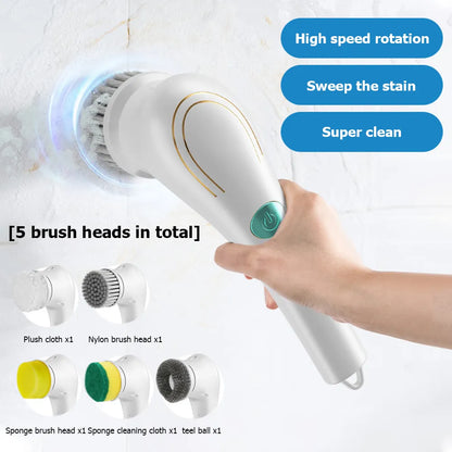 Multifunctional Bathroom/Kitchen Electric Cleaning Brush